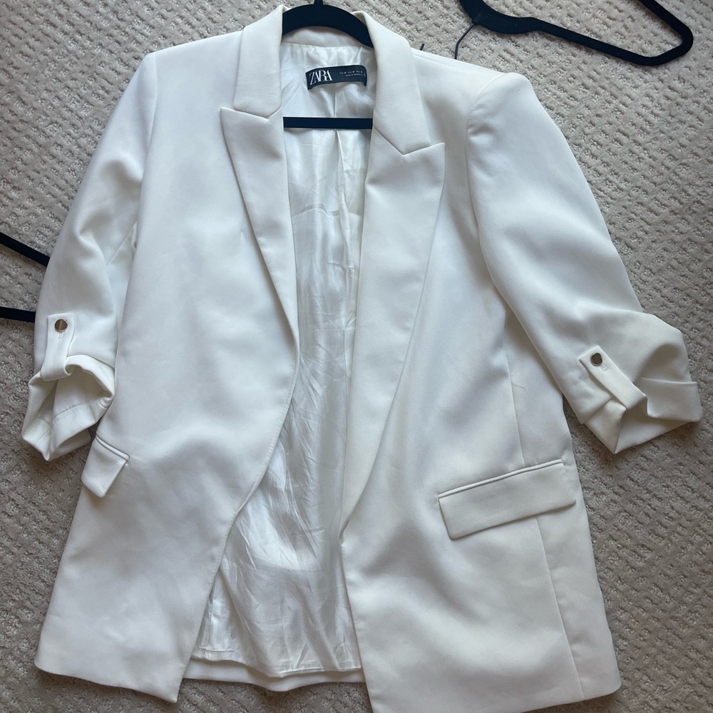 White Zara Blazer